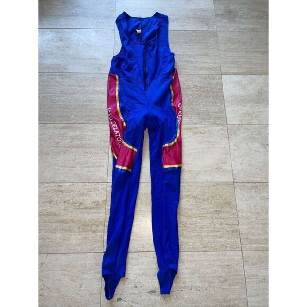 Biemme Winter Bib‎ Bicycle Long Tights Men Blue  XL 6 Padded made in Italy
